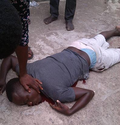 2 Dead , 1 Injured At Forte Oil Station 21 Road. (2)